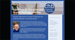 Desktop Screenshot of praxis-chb.de
