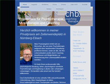 Tablet Screenshot of praxis-chb.de